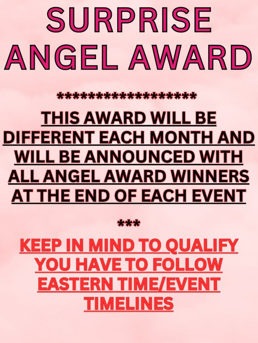 ๐ ANGEL AWARD SHARE WERE GIVEN OUT ~ TENTATIVE JUNE DATES POSTED ๐ - Picture 6 of 7